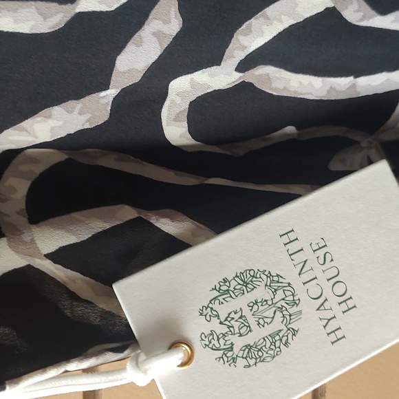 HYACINTH HOUSE Black Bow Print Rowan Maxi Dress size XS - Picture 10 of 10